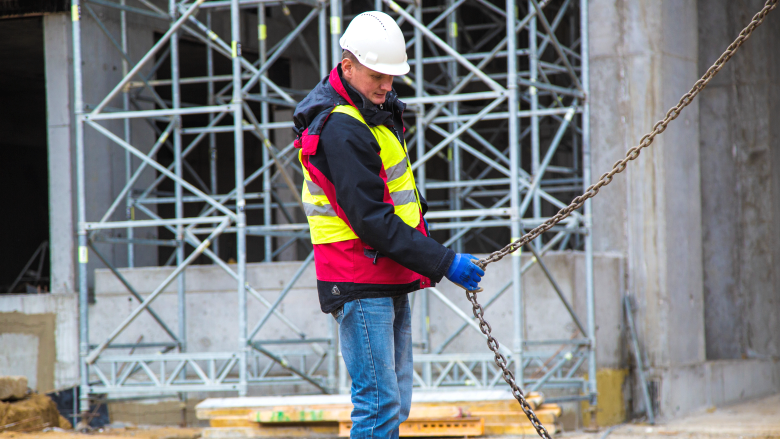 Робітник на будівництві